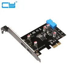Portas SuperSpeed USB 3.0 PCI-E PCI Express 19-pin USB3.0 pcie Motherboard 20 P Conector de 20 pinos