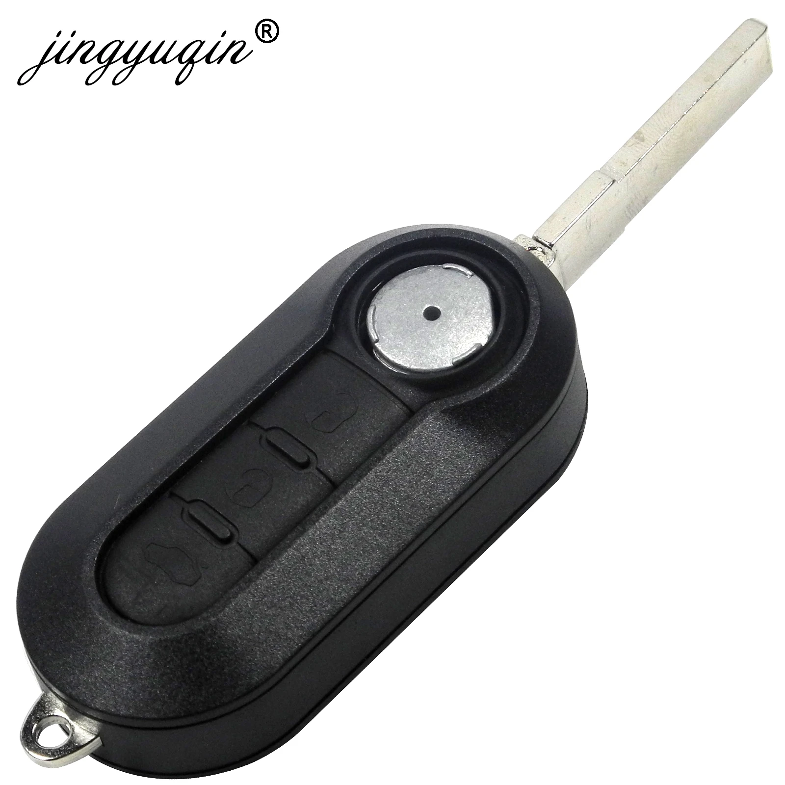 Jingyuqin 3 кнопки дистанционного ключа Fob 433 МГц ID46 для Fiat 500L MPV Ducato для Citroen Jumper для peugeot Boxer 2008- RX2TRF198