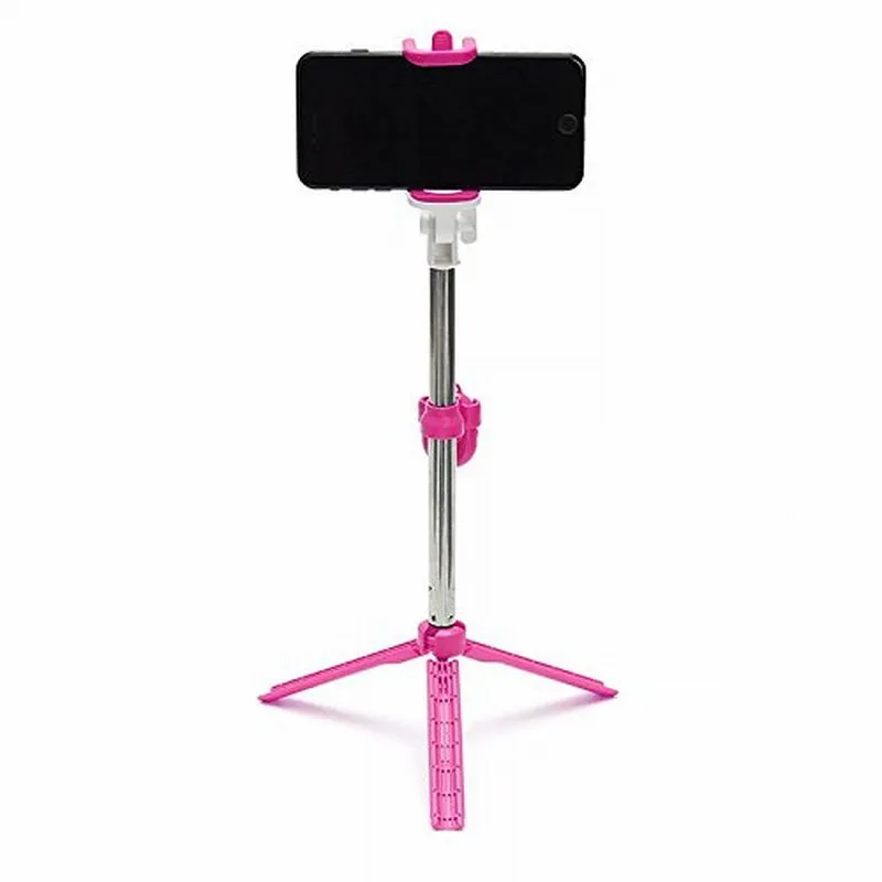 Portefeuille Bluetooth Selfie Mobile Phone Holder Stick Tripod Stand For iPhone 7 Plus 5S 6 6s SE 8 Xiaomi redmi 4x mi6 Monopod (4)