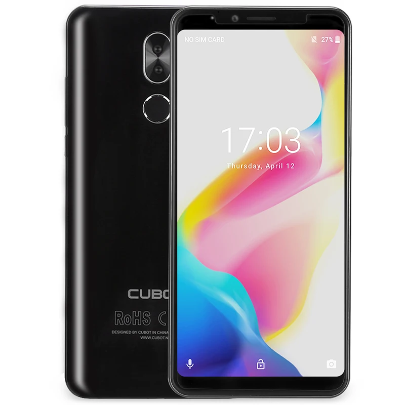 Восстановленный смартфон CUBOT X18 Plus 5 99 дюймов 4G Android 8 0 4 Гб + 64 MTK6750T Восьмиядерный