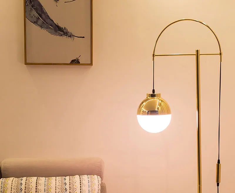 Nordic Modern LED Floor Lamps Standing Lamp Gold Luxury Creative Living Room Light Lamps For Home Bedrooms Hotel Lighting (3)