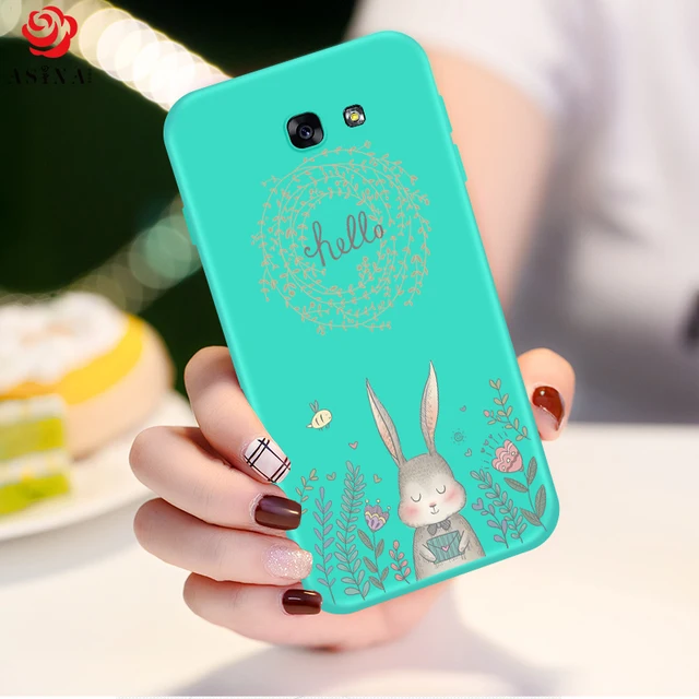 Best Price ASINA Silicone Case For Samsung Galaxy A5 2017 Case 3D Cartoon Relief Cover For Galaxy A5 2017 Shockproof Bumper Funda          