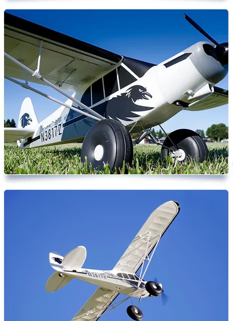 FMS RC Airplane 1700MM 1.7M PA-18 J3 Piper Super Cub Trainer