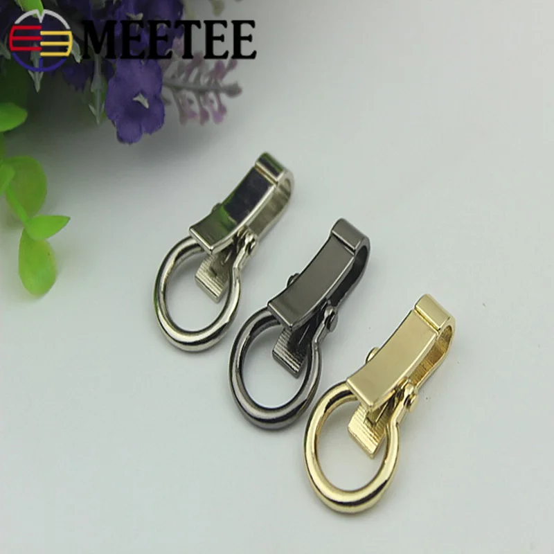 Meetee 5/10 шт. ID25/15 мм металлический сумка с ремешком и пряжкой Лобстер "сделай сам" собачий ошейник клип карабин аппаратной части аксессуар BD522/BF055