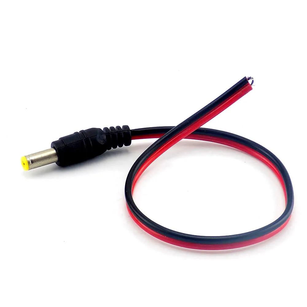 Gakaki 10 шт. 2.1*5.5 мм 1 * Штекер кабель для безопасности Системы DC CCTV кабель Power Plug разъем камеры кабель видеонаблюдения Аксессуары