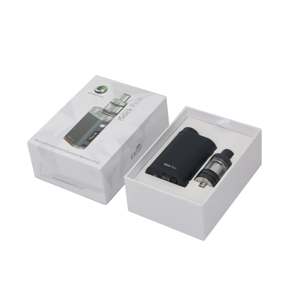 Оригинальный набор Eleaf iStick Pico 75 Вт бокс мод электронная сигарета 2 мл Melo III Mini или 4 3