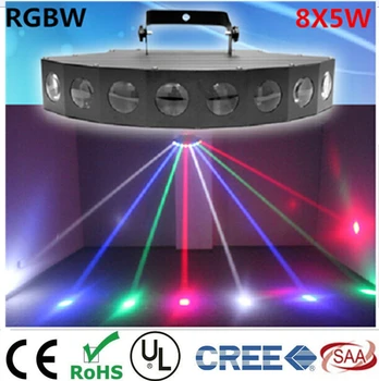 

New 8X6W LED fan beam lights KTV bar lights KTV bars laser stage lights