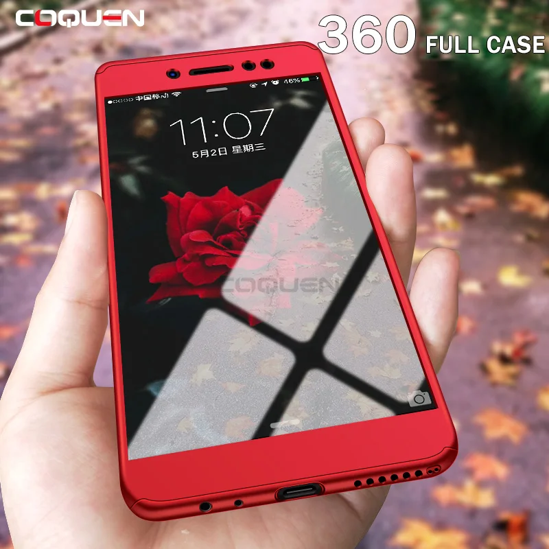 

COQUEN Full Case Funda For Xiaomi Redmi Note 5 5A 360 Degree Protect Phone Case For Xiaomi Redmi Note 5 Plus 6A 6 Pro S2 Case On