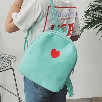 

High Quality Simple Style Soft Fabric Backpack Female Canvas Design School Backpack For Teenage Girls Striped Backpack Women Bag