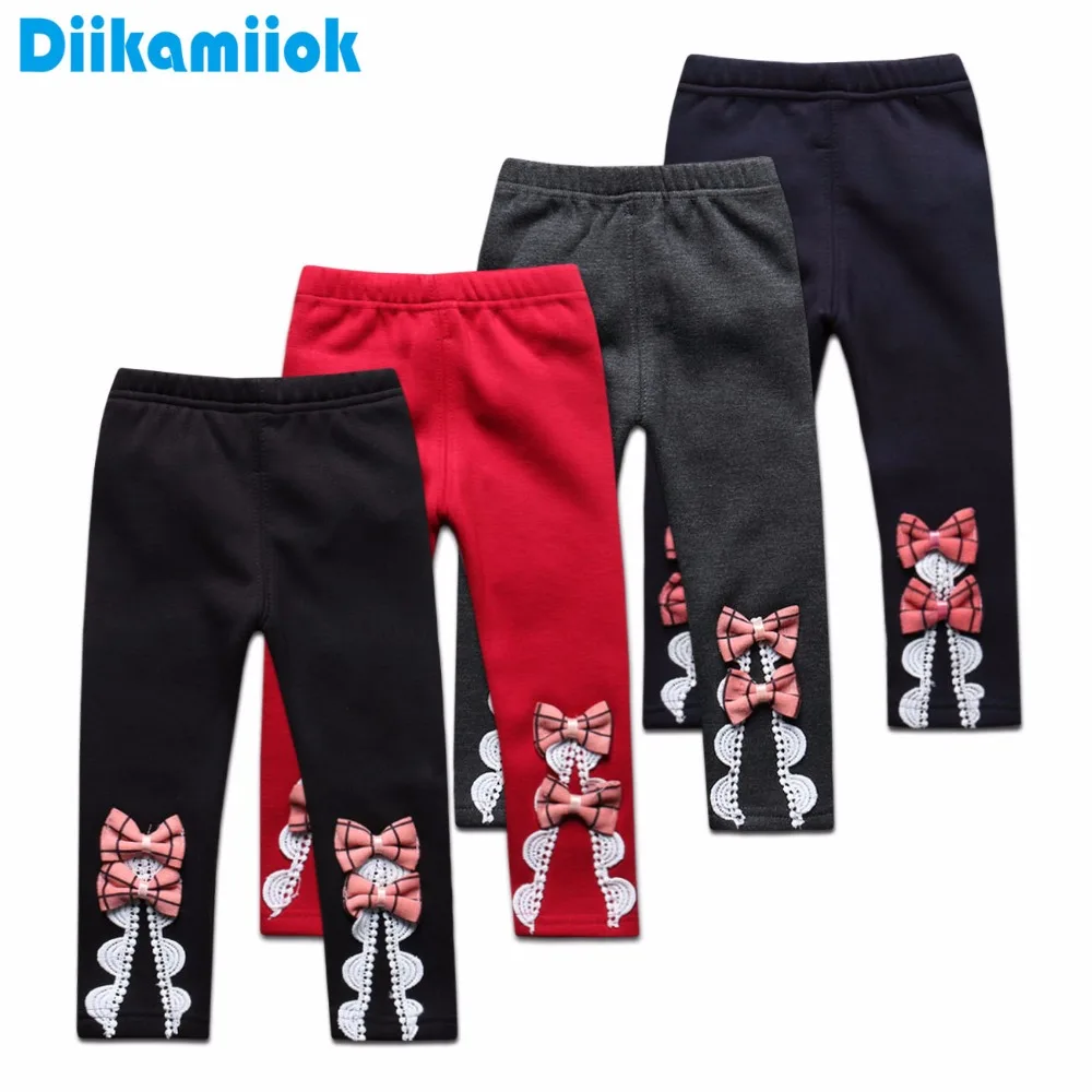 

New Grils Leggings Autumn Winter Children Clothing For KIds Thick Warm Elastic Waist Cotton Girl Pants Trousers H202