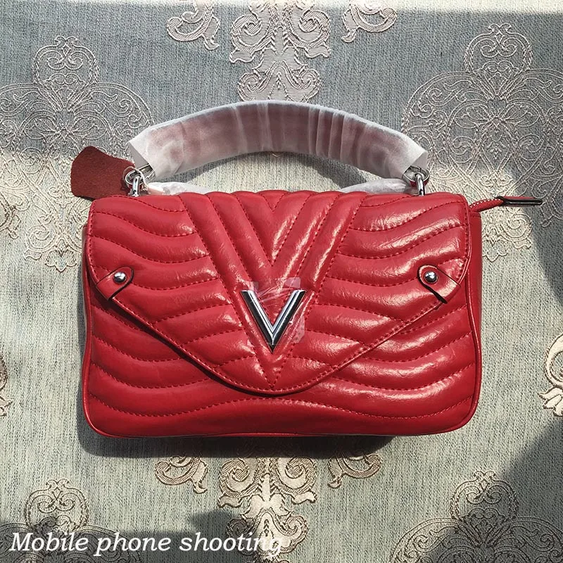 VM FASHION KISS/новые женские сумки из натуральной кожи с цепочкой ручные короткими