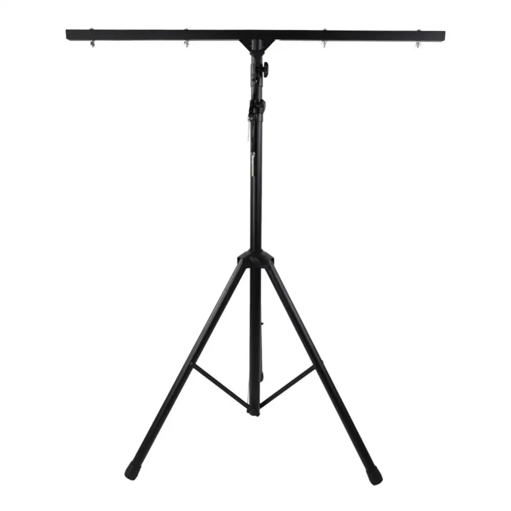 

American DJ 9 Ft Lighting Tripod T-Bar Light Stand Cross Bar Black Stable Durable Space-saving Portable High Quality Decorition