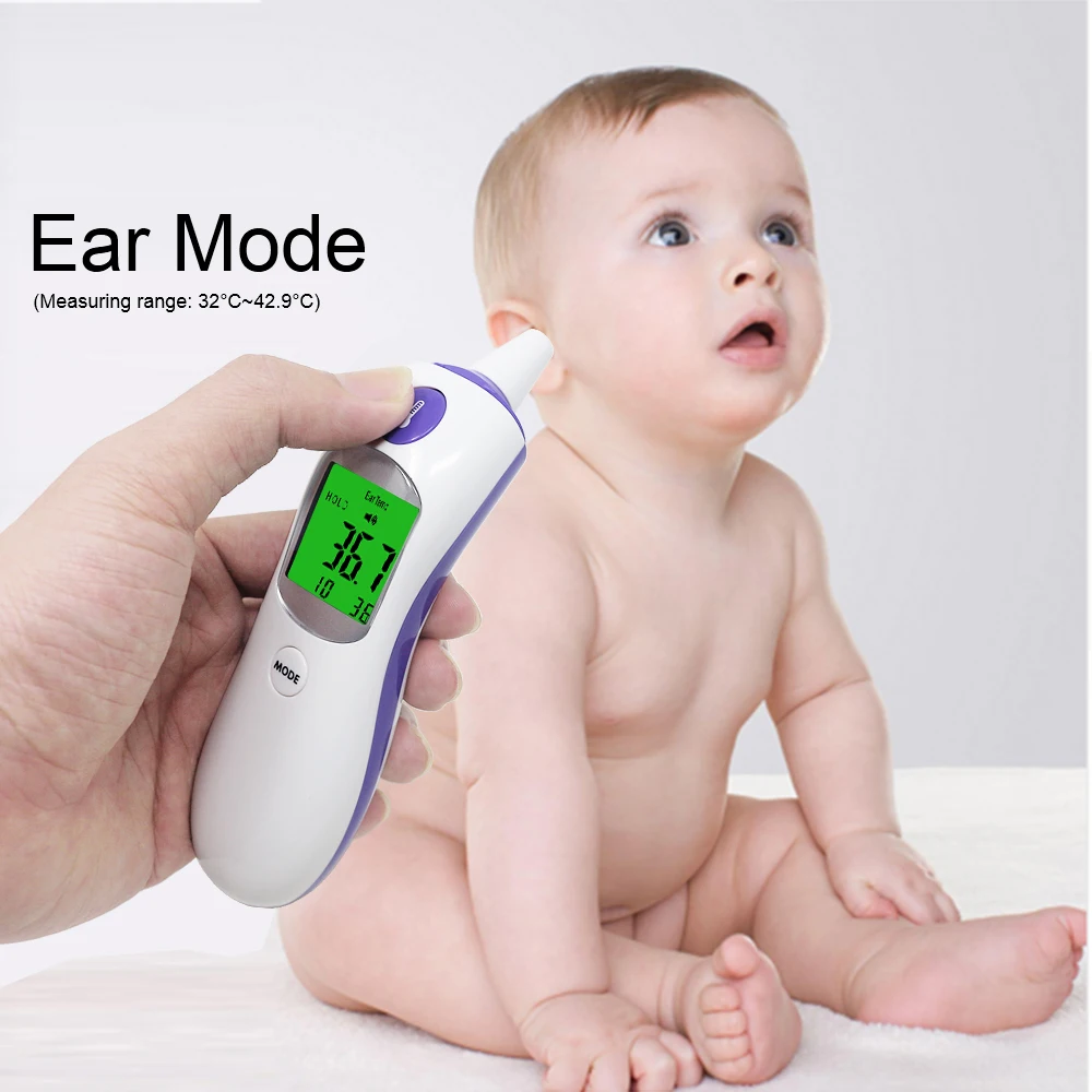 

Baby Termometer Ear Temperature Meter Tester Infrared Forehead Body Thermometer Non-contact Temperature Measurement Device