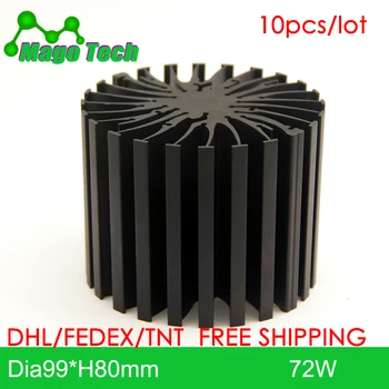 

ø99*80mm Modular LED Star Cooler for low and high bay light LED Grow Light Heatsink 22 mounting holes for all COB Brands