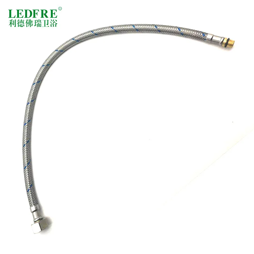 LF15504 G3/8 * M10 * 1 صنبور المطبخ pex أنبوب 304 الفولاذ المقاوم للصدأ خرطوم مضفر مرنة أنبوبة سباكة صنبور المياه توريد خرطوم