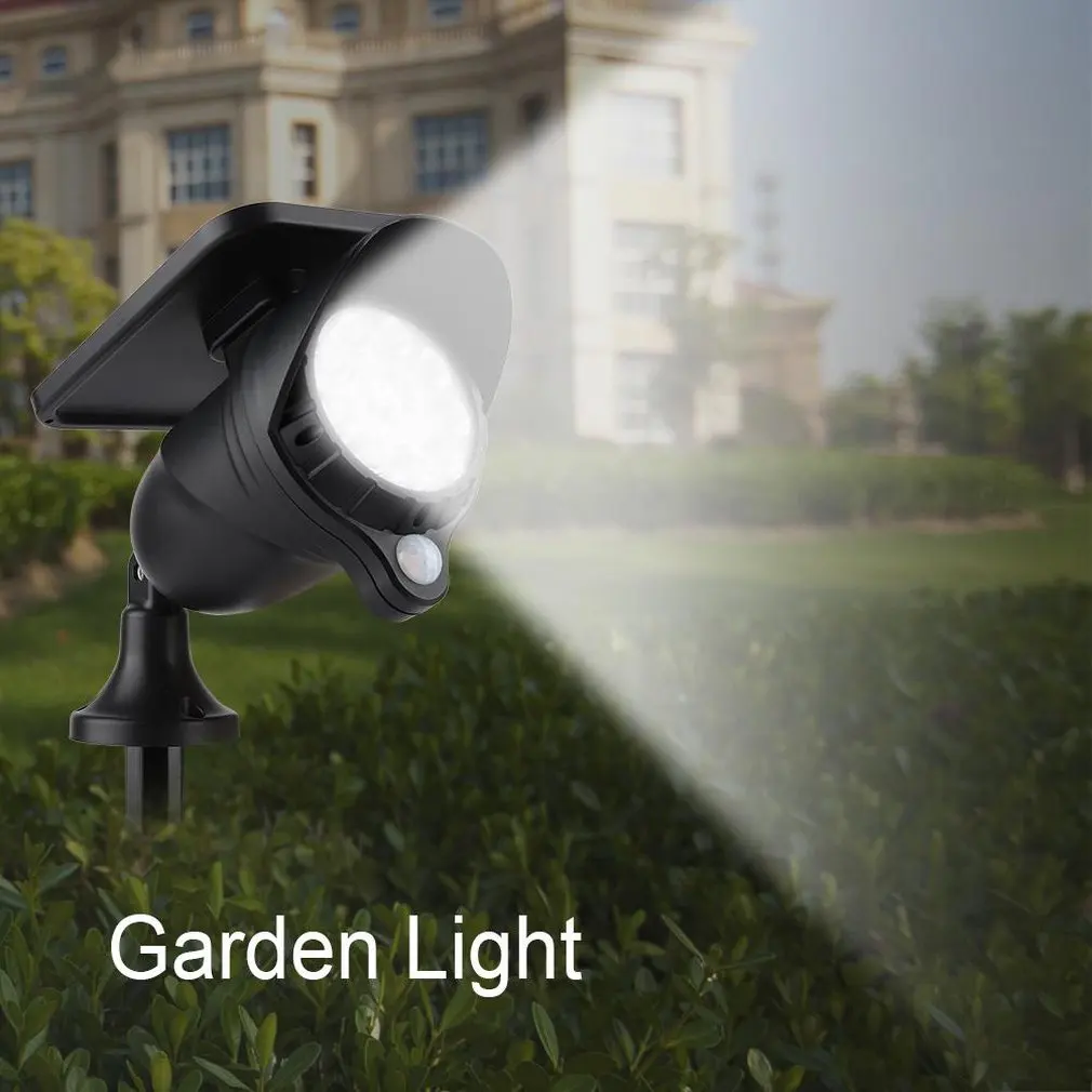 Solar Power Garden Lamp LED Spotlight Lawn Landscape Lights Outdoor Waterproof |