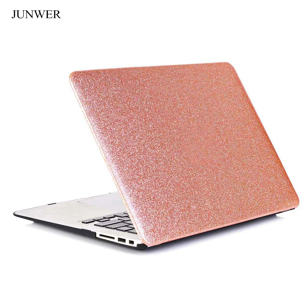 Durable Luxury Shining Diamond Ultra Thin Hard Laptop pu Leather Case Cover For Macbook Air 11 13 Pro 13 Retina 12 13 15 inch