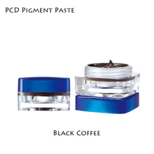 1 шт. PCD Перманентный макияж Пигмент чернил для постоянный макияж с микроволокном Красивая Татуировка чернил черный кофе