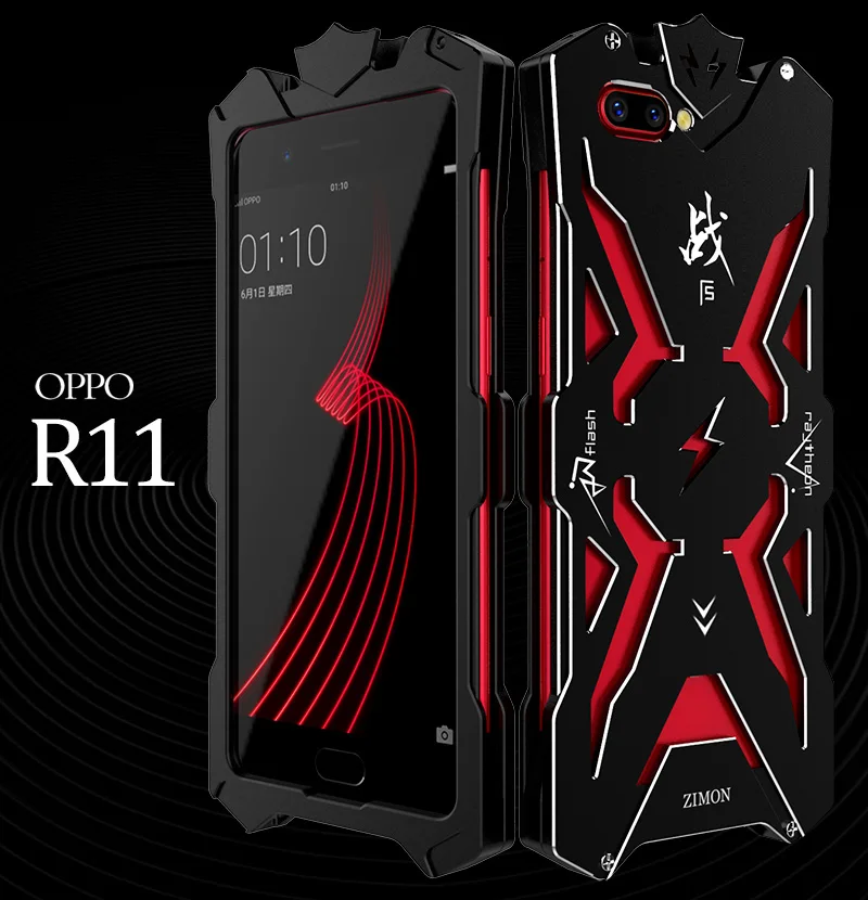 Алюминий Броня Тор чехол для OPPO R11S R11 R9S R9 плюс Чехол флэш-Железный человек телефон случаях защитной оболочки кожи сумка