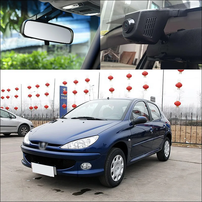 BigBigRoad для Peugeot 206 508 307 3008 207 седан 2008 видеорегистратор автомобильный Wifi DVR ночное