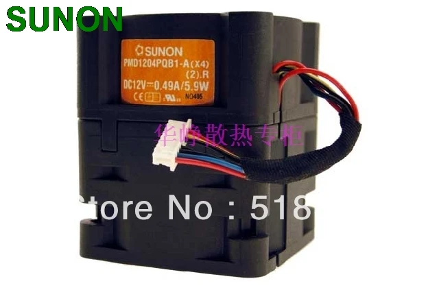 Sunon PMD1205PQB1 A DC 12V 0.49A 5 9 W для DL360G3 вентилятор инвертор сервера 307525 001|dc fan 12v|fan sunondc 12v |