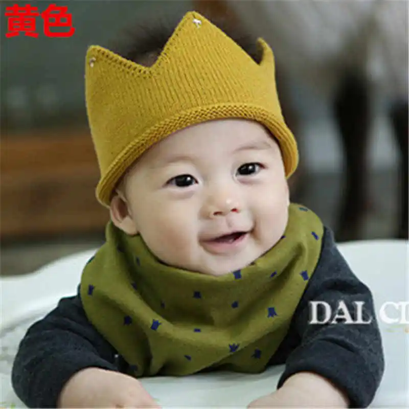 Baby Crown Hats Unisex Kids Birthday Party Gift Hat Baby Girls Boys