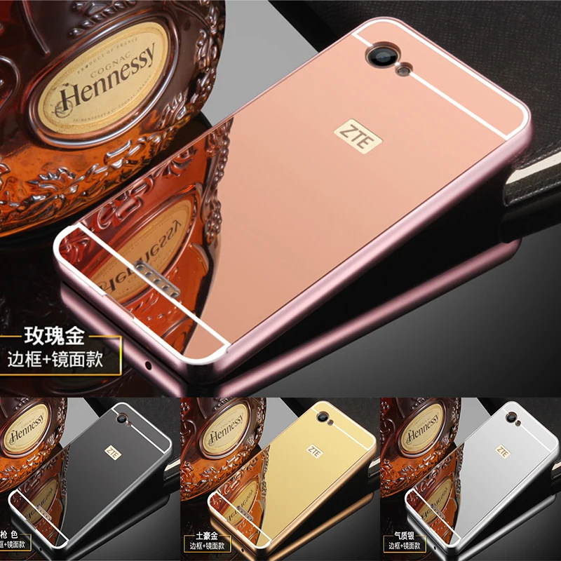

Phone Case For ZTE Blade A601 Case Luxury Fashion Mirror Aluminum Plating Case cover For ZTE Blade A601 A 601 Capa Back Cover