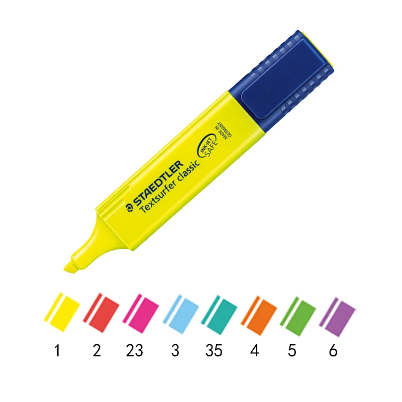 STAEDTLER 364 текстовый чернильный напильник доступны школьные маркеры ручка