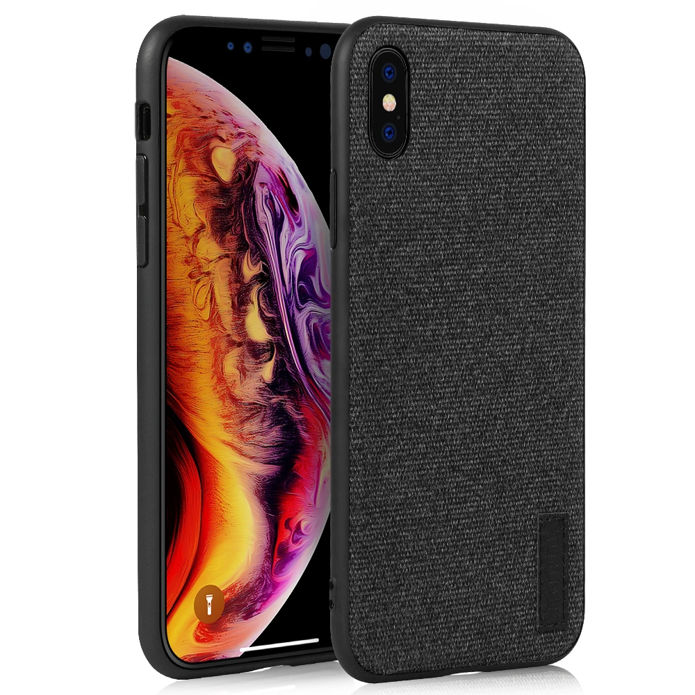 

memumi Back Cover for iPhone X soft edge Case thin Luxury Brand for iPhone X Cover Canvas Funda Capa for iPhone 10