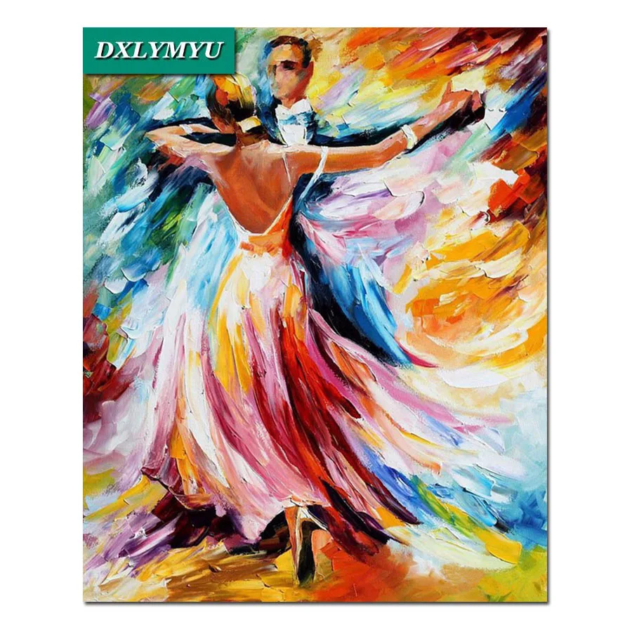 

Needlework Diy Resin Diamond Painting Beautiful dance step Cross Stitch Full Diamond Embroidery Pattern Rhinestone Pasted Mosaic