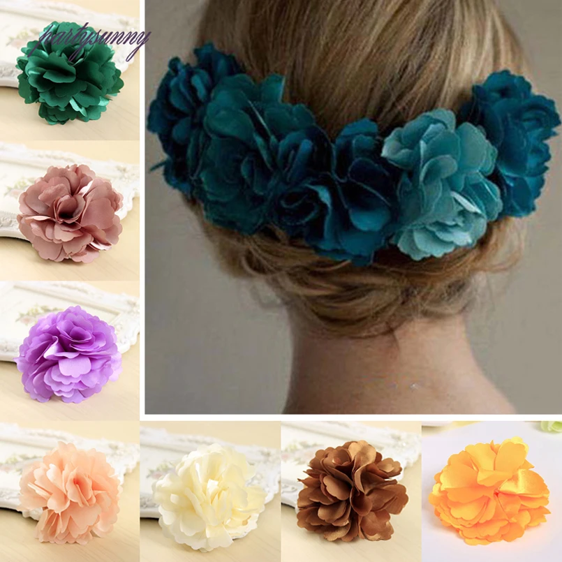 PF Rosa Barrette Forcelle Pinze per Le Donne Eleganti Accessori per Capelli  di Fiori Di Seta per Capelli Tornante Spilla Fiore Decorazione  FH001|flowers for hair|silk flowers for hairfor hair - AliExpress