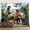 Tapiz colgante de pared de dinosaurios, tapiz decorativo para el hogar, toalla de playa y esterillas de Yoga, manta, mantel, tapiz de pared ► Foto 2/6