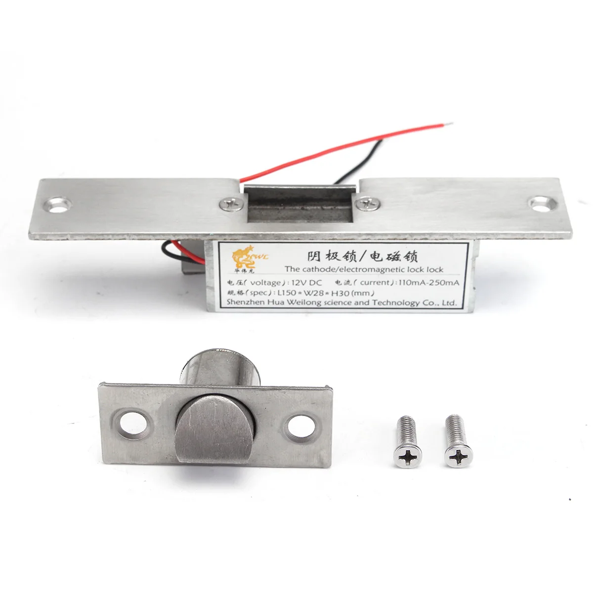 

NEW Safurance 12V Fail Safe NC Cathode Electric Strike Lock For Access Control Wood Metal Door Home Security
