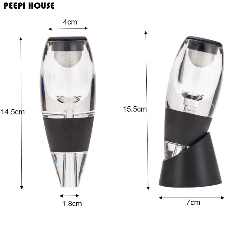 

Wine Aerator Pourer Red Wine Decanter Premium Quality - Air Diffuser, Oxygenator and Aerating Spout