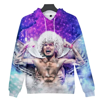 

Strong Man Khabib Nurmagomedov 3D Hooded Sweatshirt Boy/Girl Fashion Long Sleeve Khabib Nurmagomedov Print Hoodies