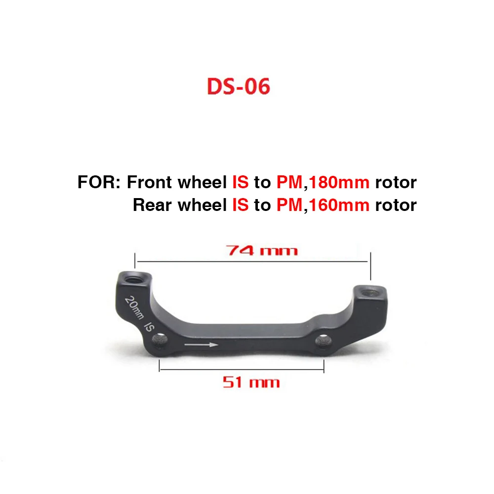 HSayoli IS To Flat Mount Brake Adapter - 160mm/180mm MTB Brake Conversion Kit