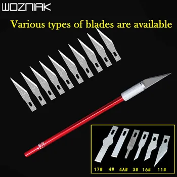 

10 Blades CPU knife DIY Cutter Set Model Repairing Multipurpose Sculpture Scalpel Carving Knife