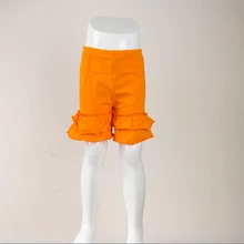 Muti/Лидер продаж; летние шорты для маленьких девочек; шорты с двойными оборками; Изысканные брюки для девочек с жемчугом