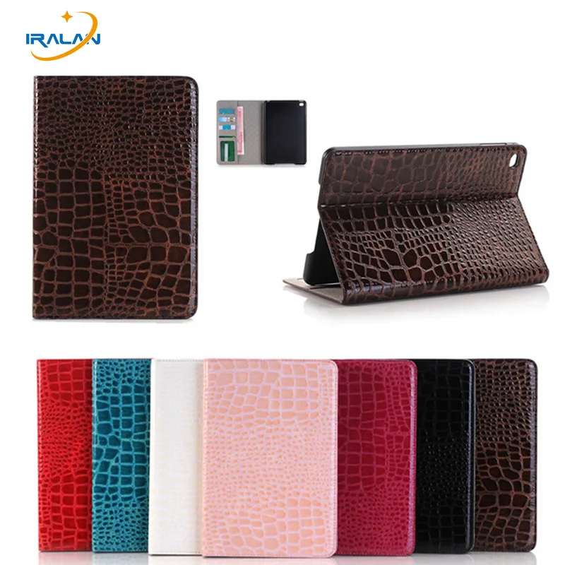

Crocodile Pattern Lightweight Flip PU Leather Case for Apple iPad Pro 12.9 A1584/1652 with wallet Protective Cover+film+stylus