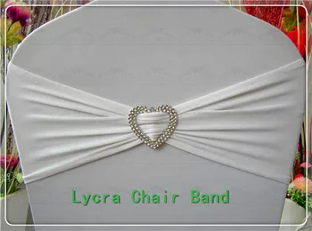 

1/2---With Heart Shape Buckle--Spandex/Lycra/Expand Bands/Chair cover sash For Wedding Party Banquet Decorations