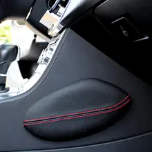 Universal font b car b font seat cushion foot support pillow Leather Leg Cushion Knee Pad
