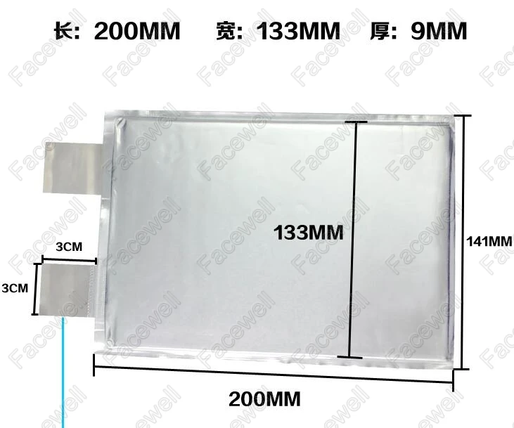 4ps литий-полимерный аккумулятор 3,7 v 20Ah li po 3,7 v аккумулятор 20ah 100A разрядка для резервного аккумулятора 12v литиевый Электроинструмент diy 14,8 v