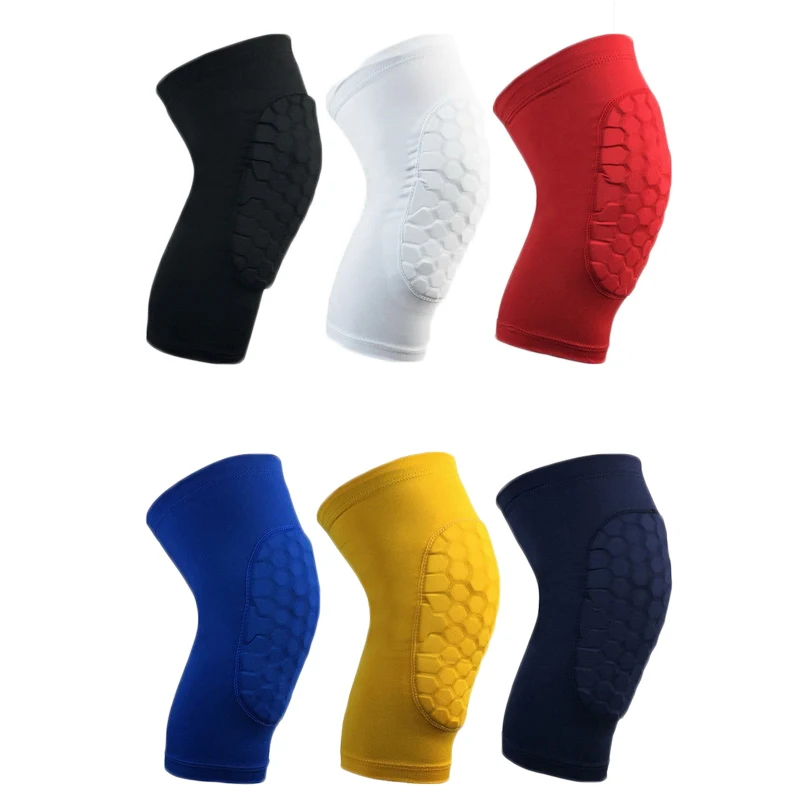 1PCS Hex Honeycomb Knee Pad For Basketball Volleyball Sports