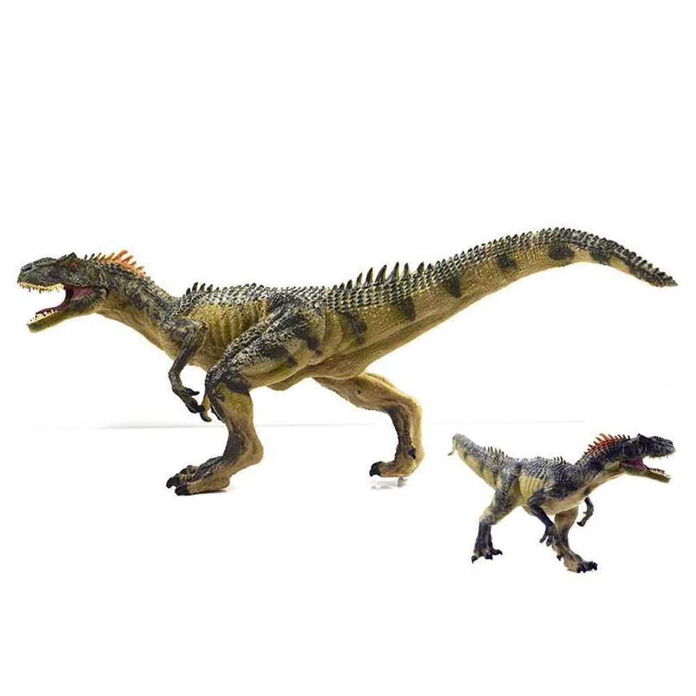 Динозавры Allosaurus фигурка достаринная модель игрушки коллекционный Декор Желтый