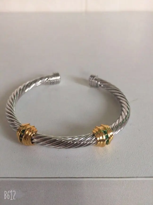 

DB227 Bracelet Imitation gem Bangle Antique Designer Brand Vintage Jewelry Bangles Valentine Christmas Gift Women Cuff Bracelets