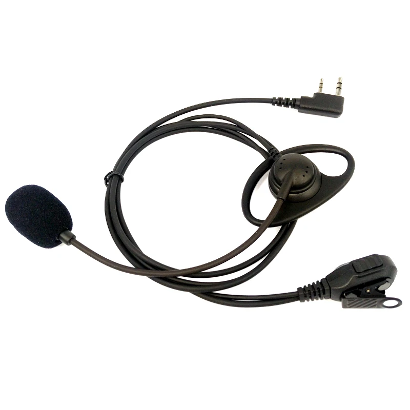 2 Pin D-Shape PTT Earpiece Headset for Kenwood Baofeng Radio 4 IMG_20170331_155217
