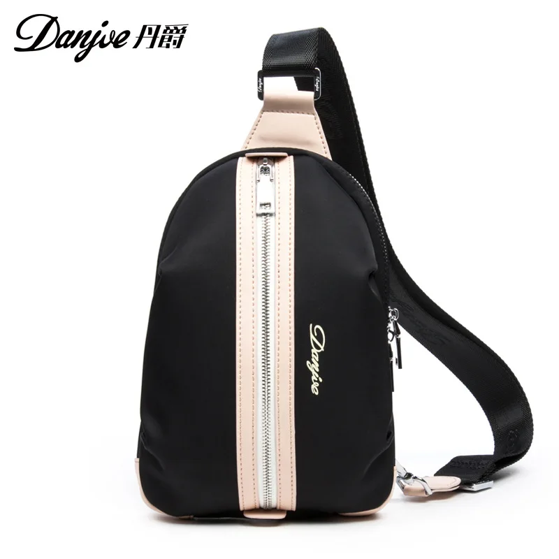 

DANJUE 2018 hot sale Oxford Cloth Men Chest Bag Daily Daypack Waterproof Male Crossbody Bag For Man Zipper Messenger Fashion Bag