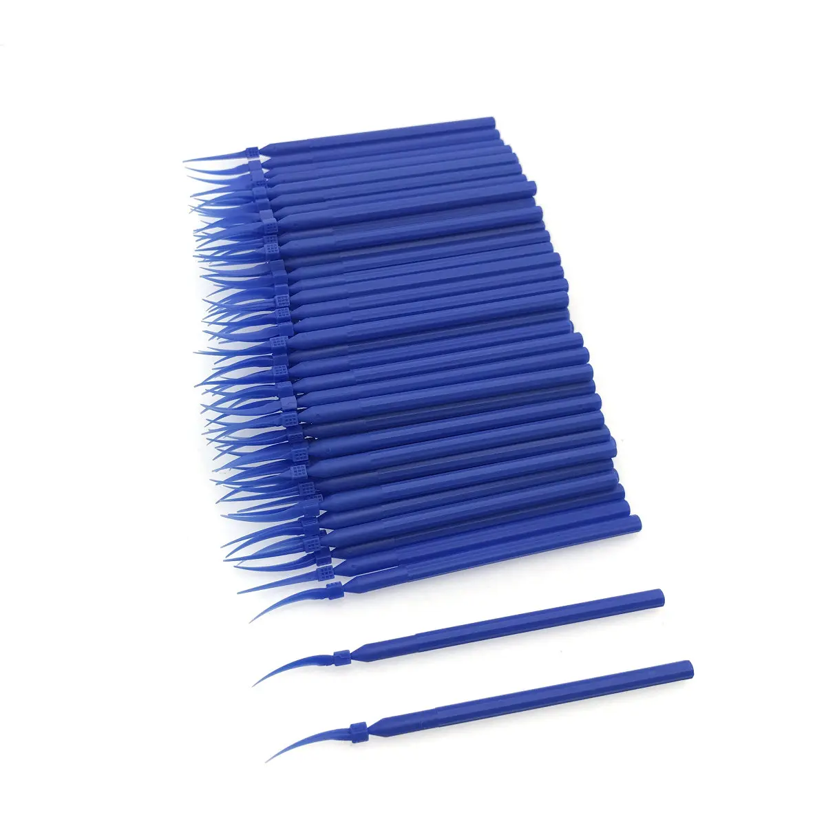 

100pcs Dental Plastic Wedge with Handle Dental Orthodontic Material