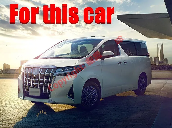 Углеродное волокно Стиль боковое зеркало Накладка для Toyota Alphard Vellfire AH30