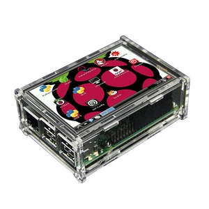 3,5 дюймов TFT ЖК-дисплей сенсорный экран монитор для Raspberry Pi 3 2 Модель B Raspberry Pi 1 Модель B + 480x320 RGB пикселей с чехлом - изображение